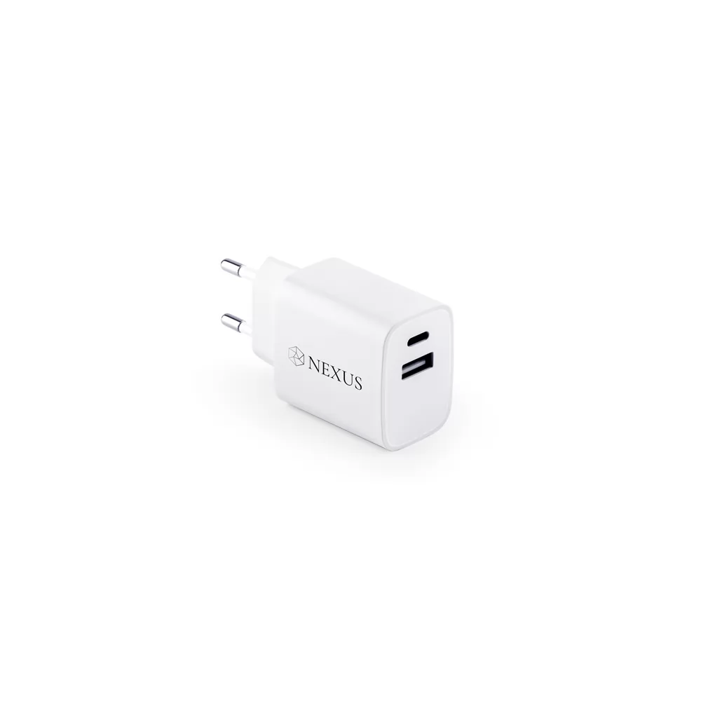 Adaptador de Cabos com duas Portas USB em ABS Reciclado Personalizado