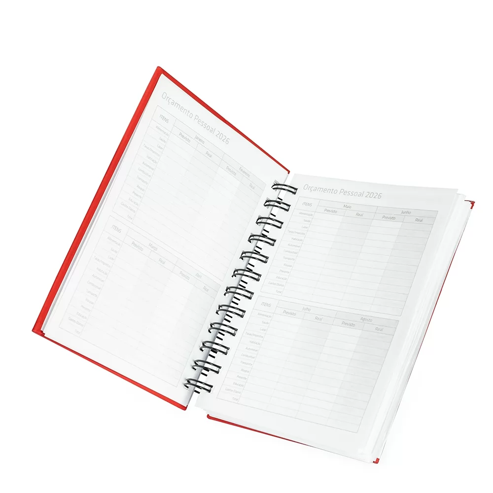 Agenda 2026 Emborrachada Personalizada