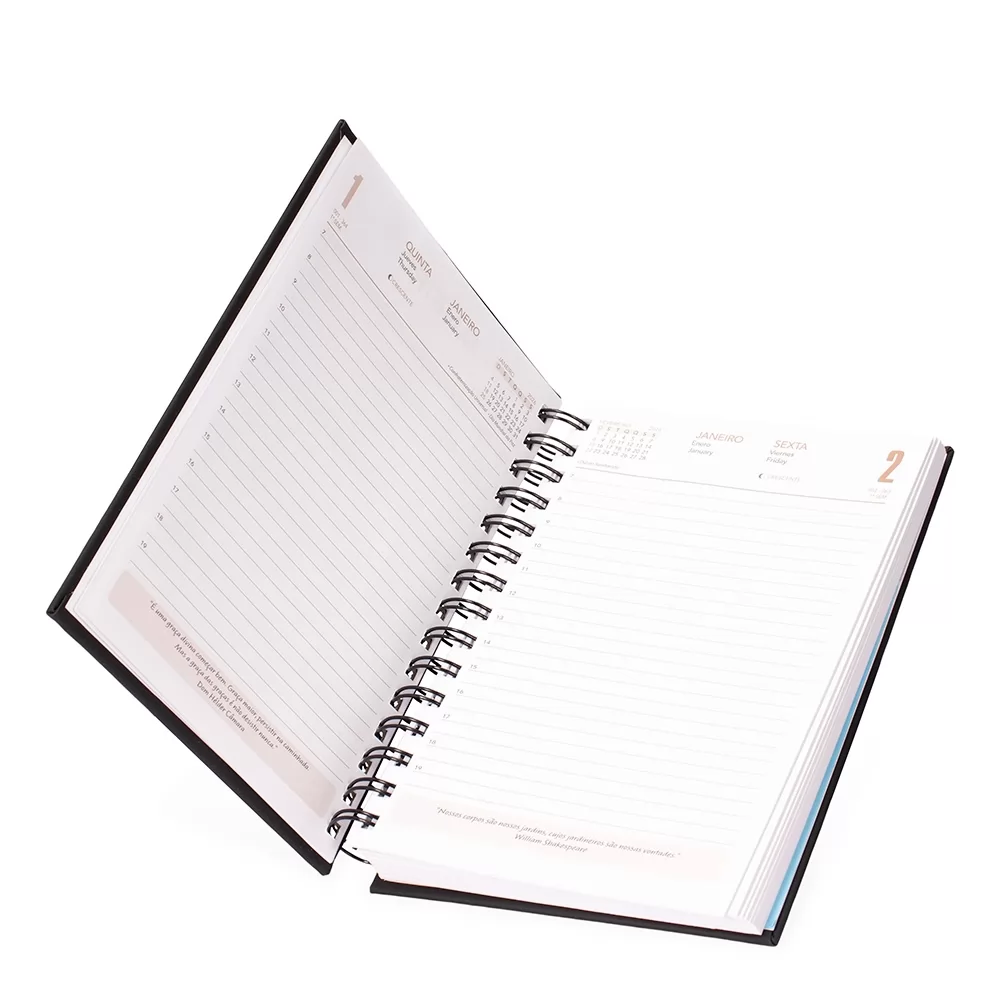 Agenda 2026 Emborrachada Personalizada