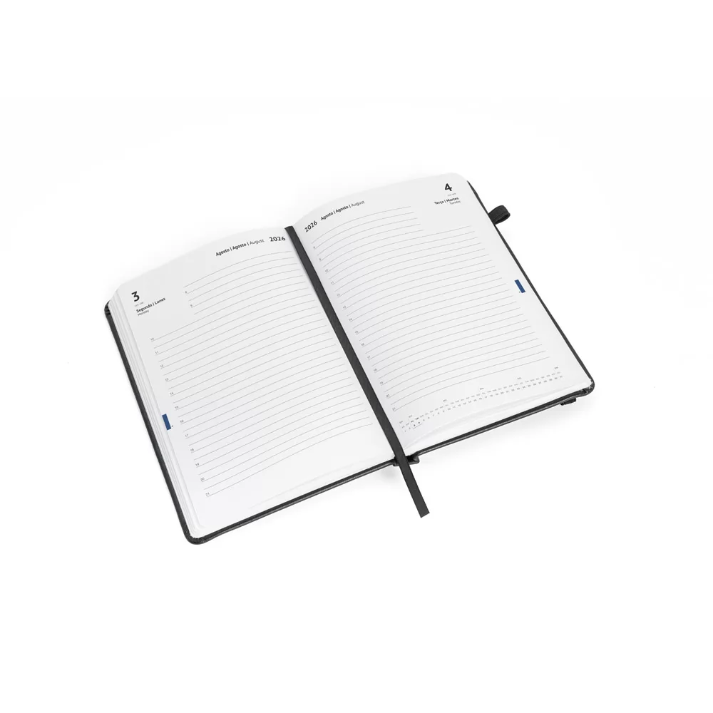 Agenda A5 com capa em PU à Base de água Personalizada