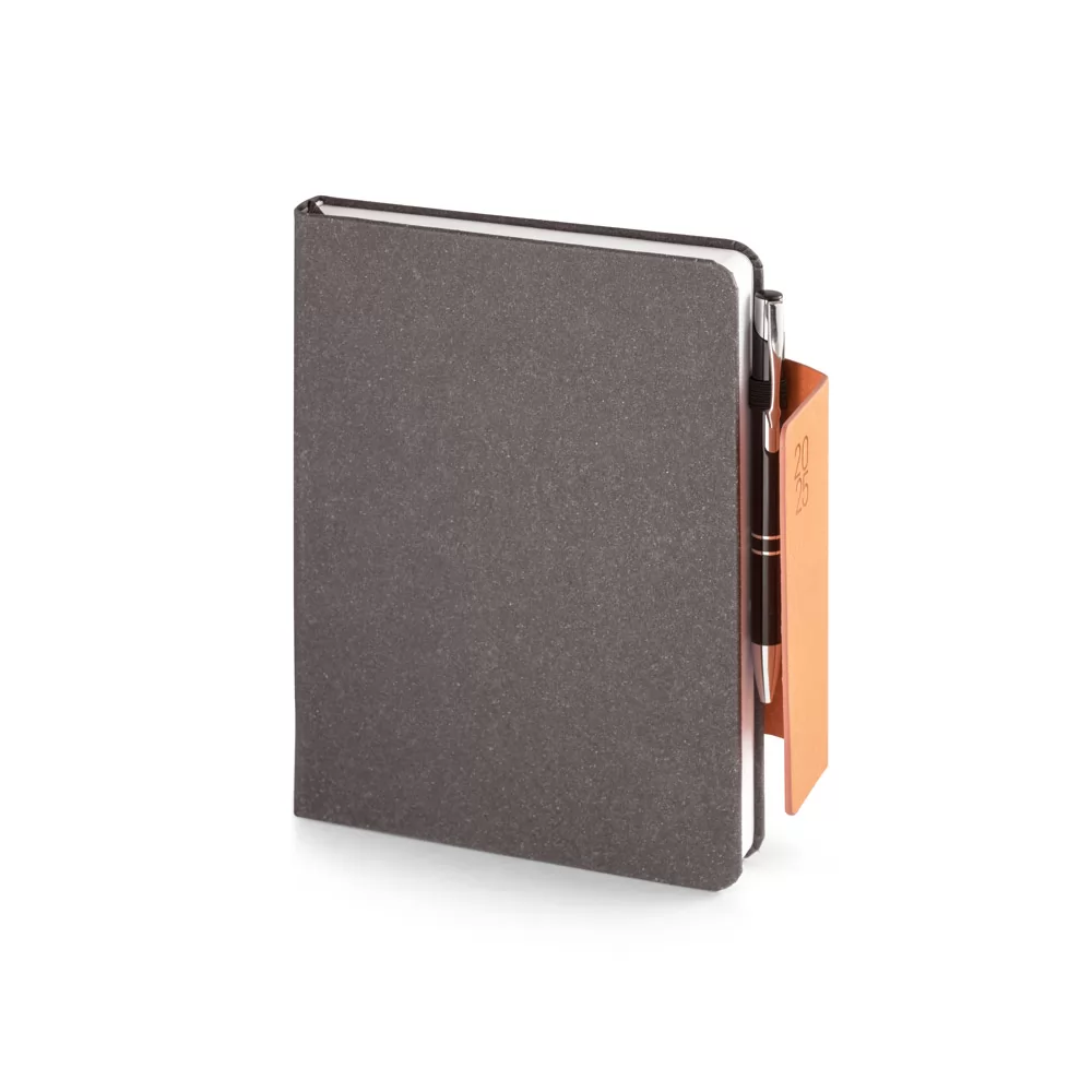 Agenda A5 em Pele 58% Reciclada Personalizada