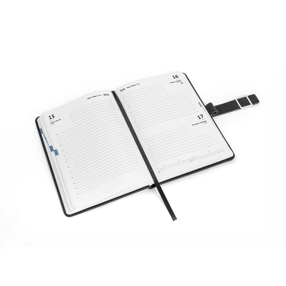 Agenda A5 em Pu Reciclado Personalizada