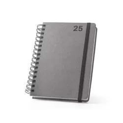 Agenda A5 Wire-o Em Pele Reciclada Personalizada  Agenda A5 Wire-o Em Pele Reciclada Personalizada