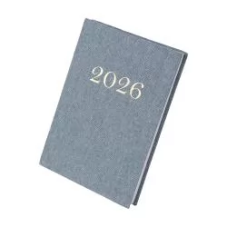 Agenda Diária 2026 Linho Personalizada Agenda Diária 2026 Linho Personalizada