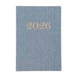 Agenda Diária 2026 Linho Personalizada Agenda Diária 2026 Linho Personalizada
