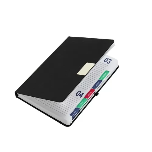 Agenda Diária 2026 Linho Personalizada