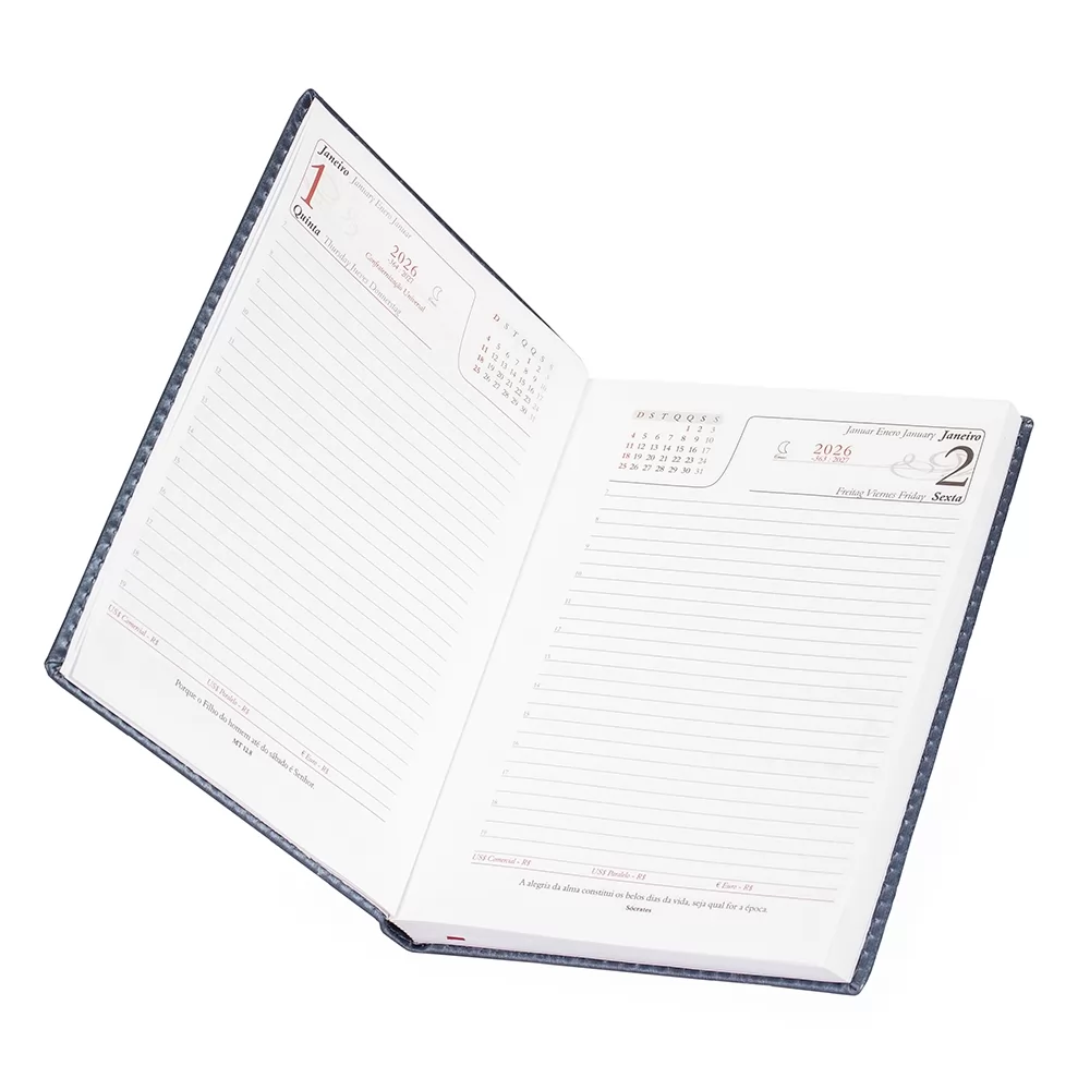 Agenda Diária 2026 Personalizada