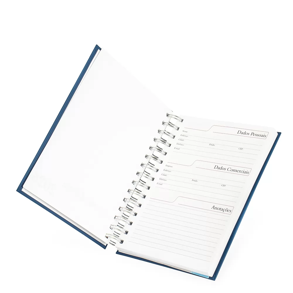 Agenda Diária 2026 Wire-o Personalizada