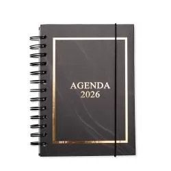 Agenda Diária 2026 Wire-O Personalizada