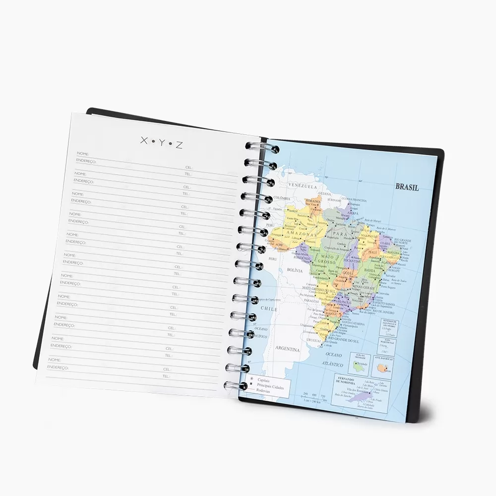 Agenda Diária Wire-o Personalizada
