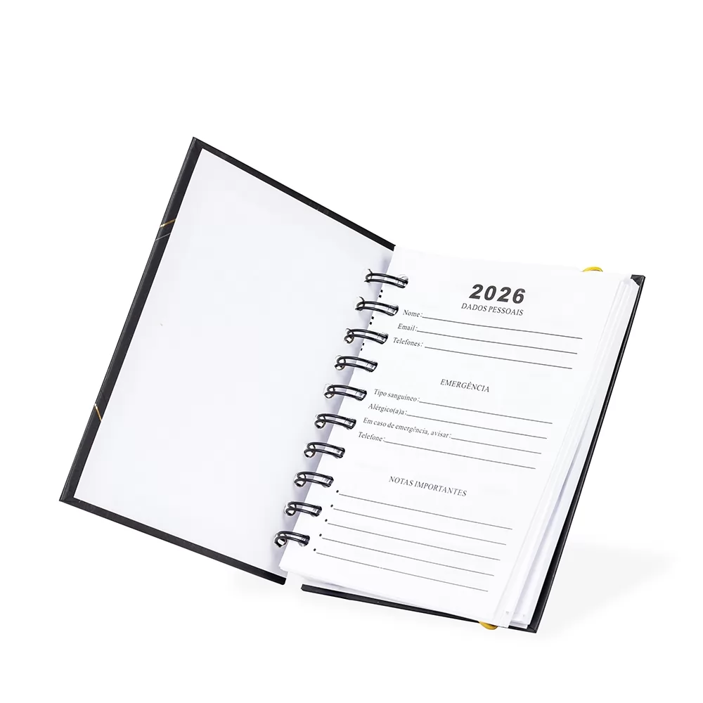 AGENDA DIÁRIA WIRE-O Personalizada