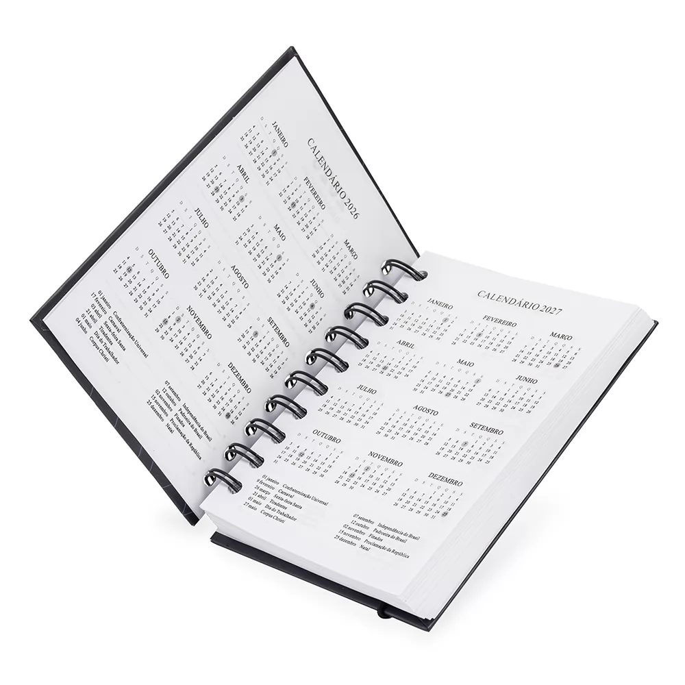 Agenda Diária Wire-O Personalizada