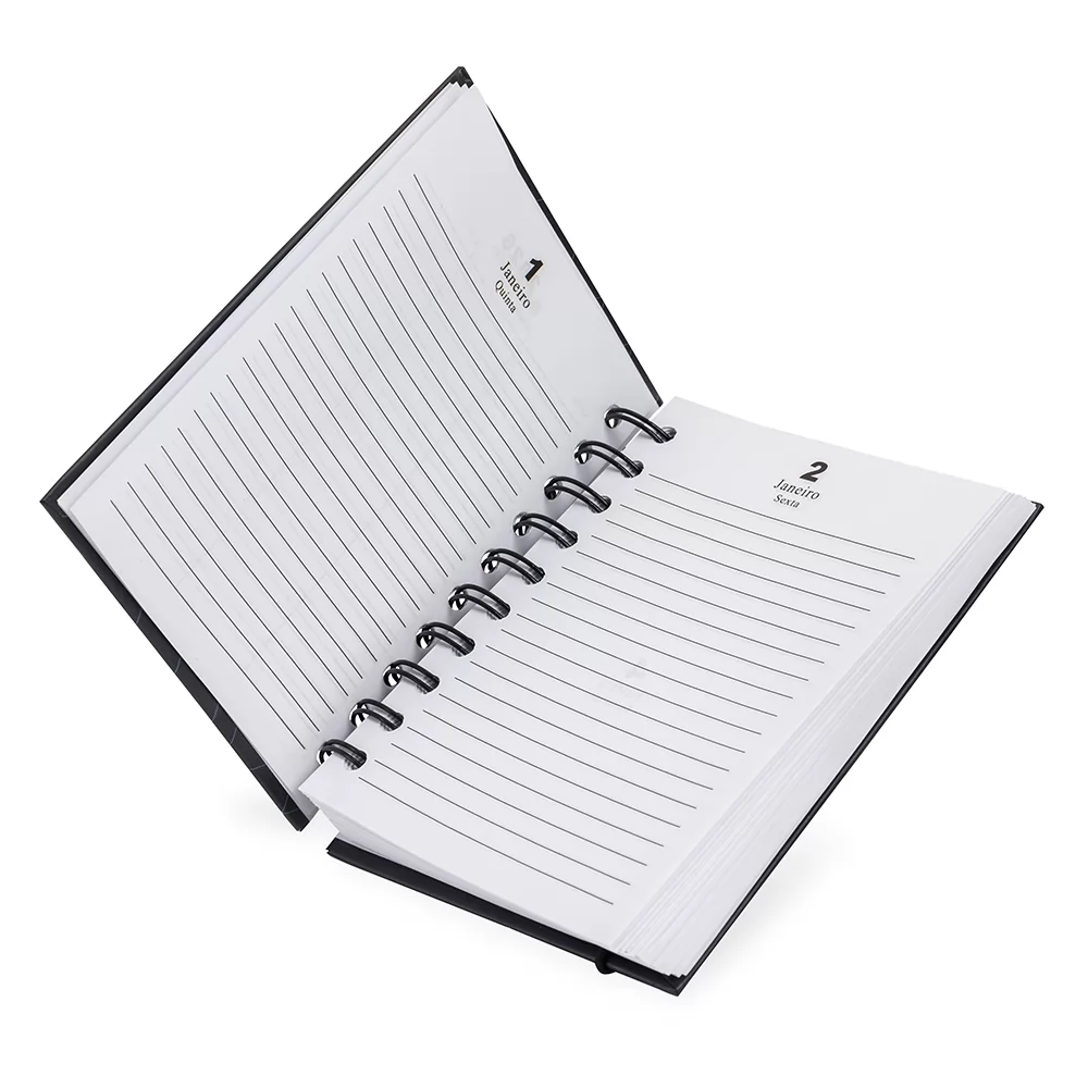 Agenda Diária Wire-O Personalizada