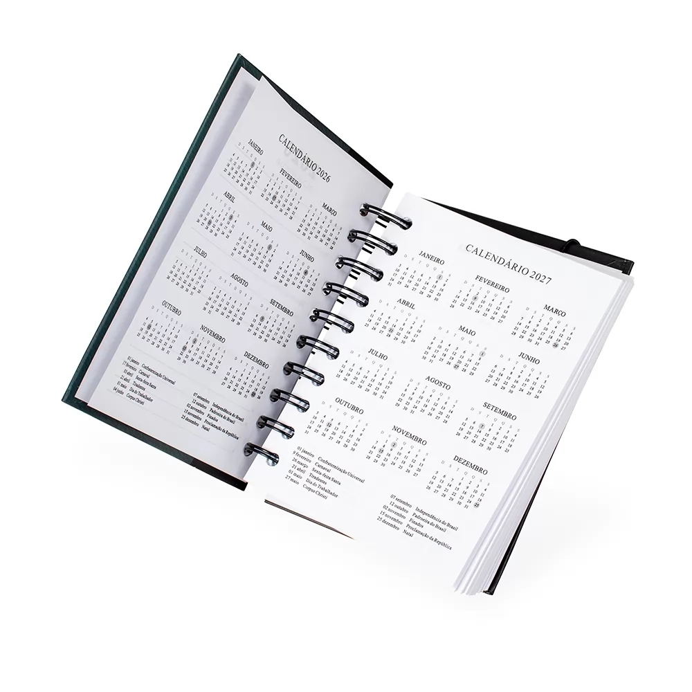 Agenda Diária Wire-O Personalizada