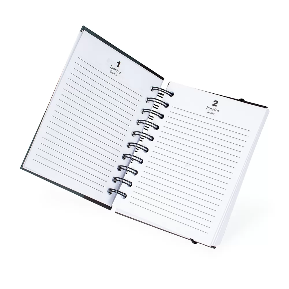 Agenda Diária Wire-O Personalizada