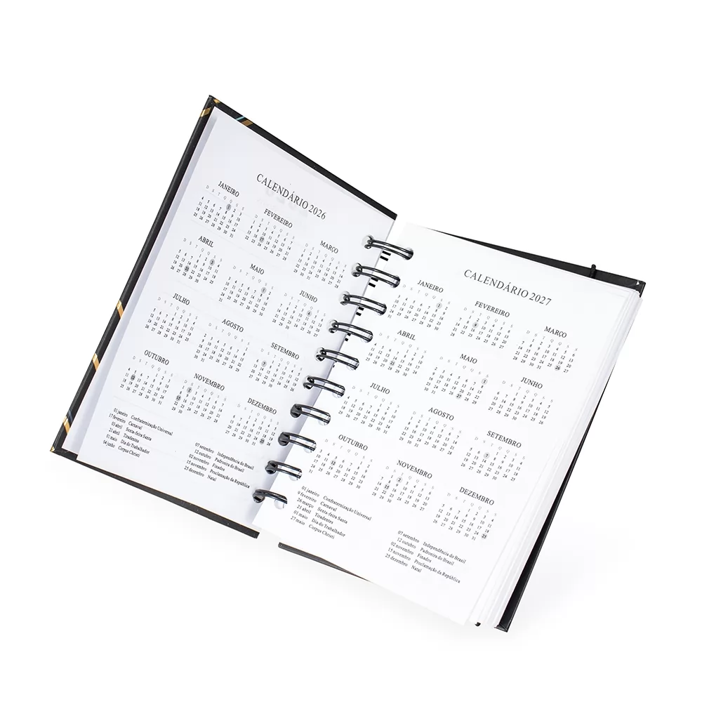 Agenda Diária Wire-O Personalizada