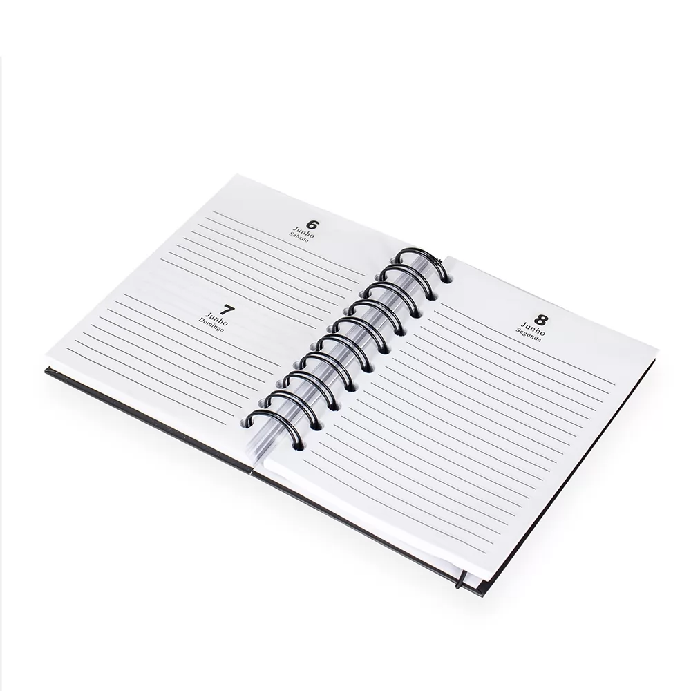 Agenda Diária Wire-O Personalizada