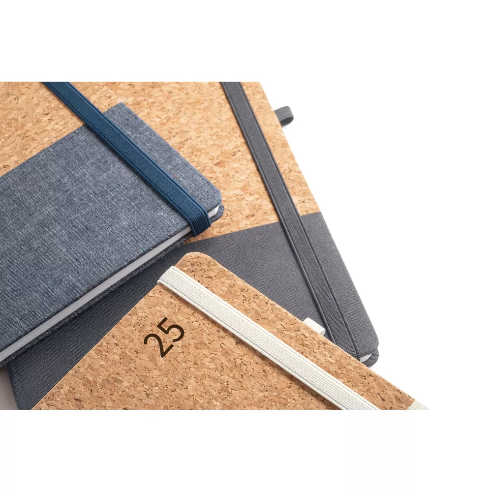 Agenda em cortiça e linho Personalizada