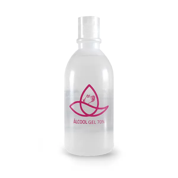 Álcool Gel 70% Antisséptico 500ml Personalizado