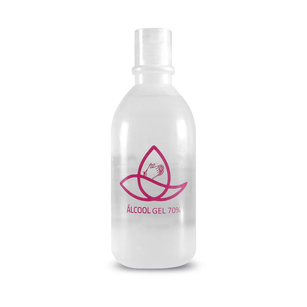 Álcool Gel 70% Antisséptico 500ml Personalizado