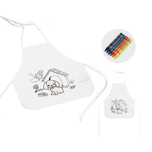 Avental de criança  para colorir Personalizado