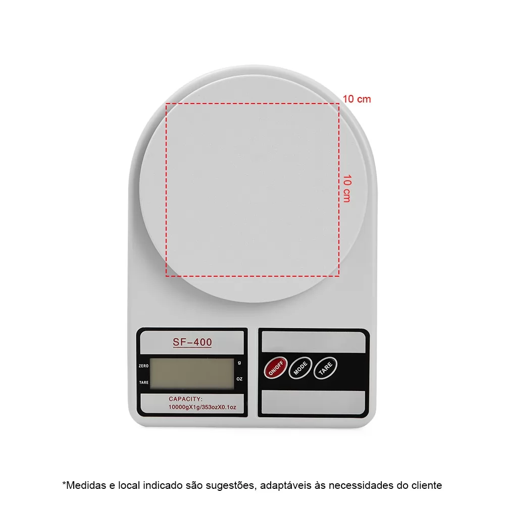 Balança Digital para Cozinha Personalizada
