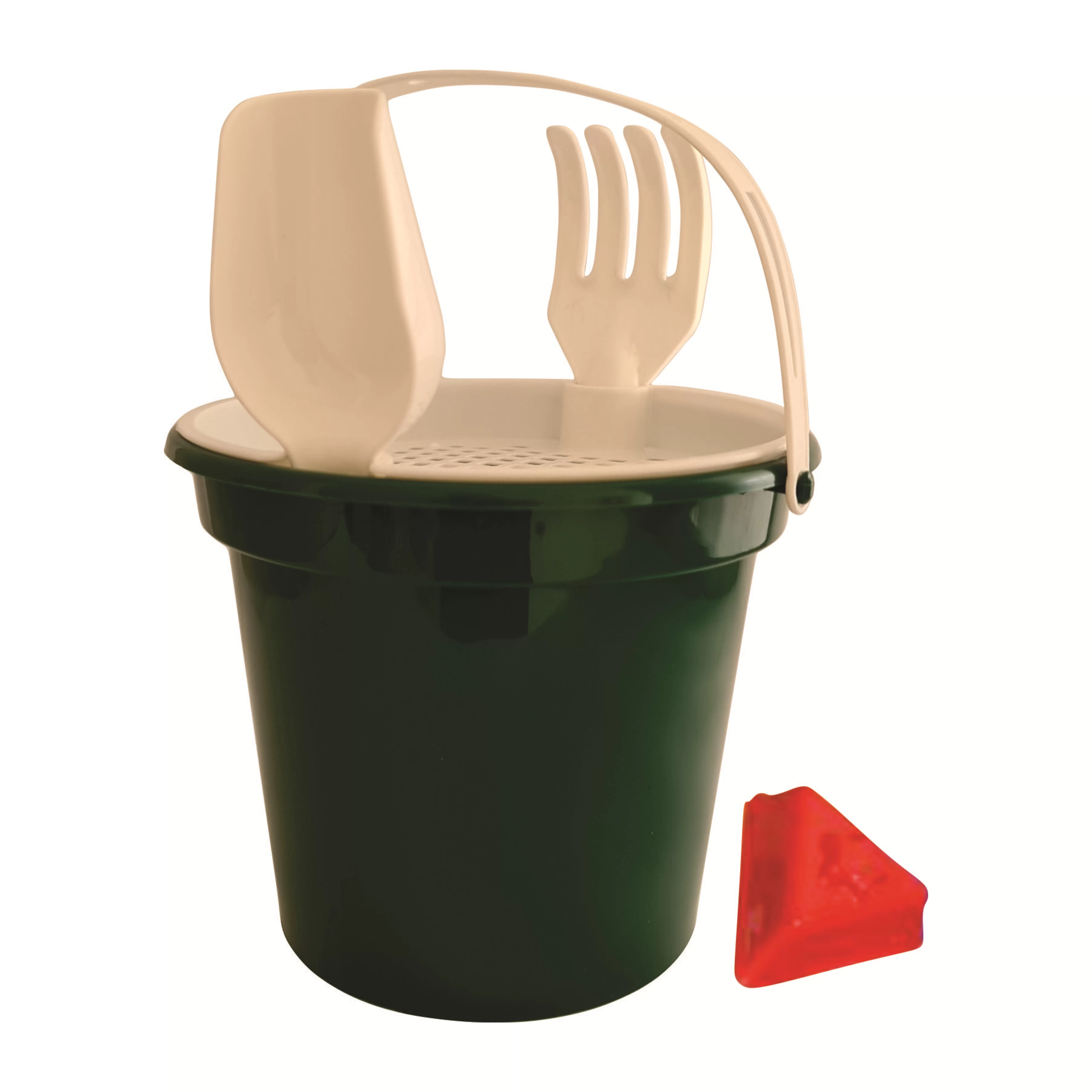 Balde De Praia com Pá, Rastelo, Peneira e 1 forma Personalizado