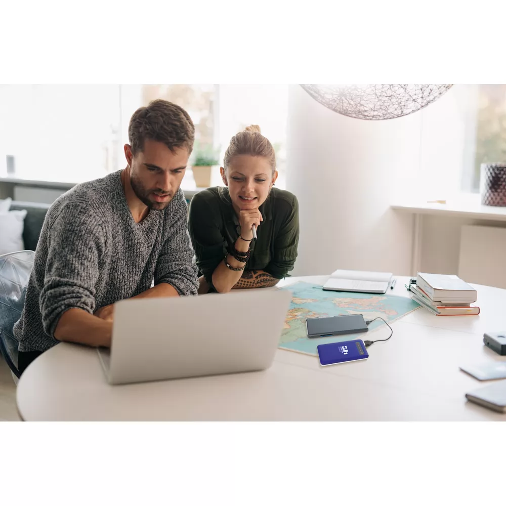 Bateria portátil com ecrã touch e indicador de carga 4.000 mAh Personalizada