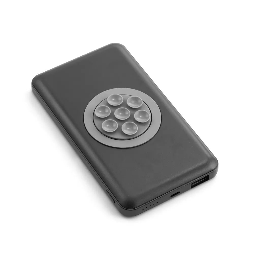 Bateria portátil e carregador wireless em alumínio 4.000 mAh Personalizada