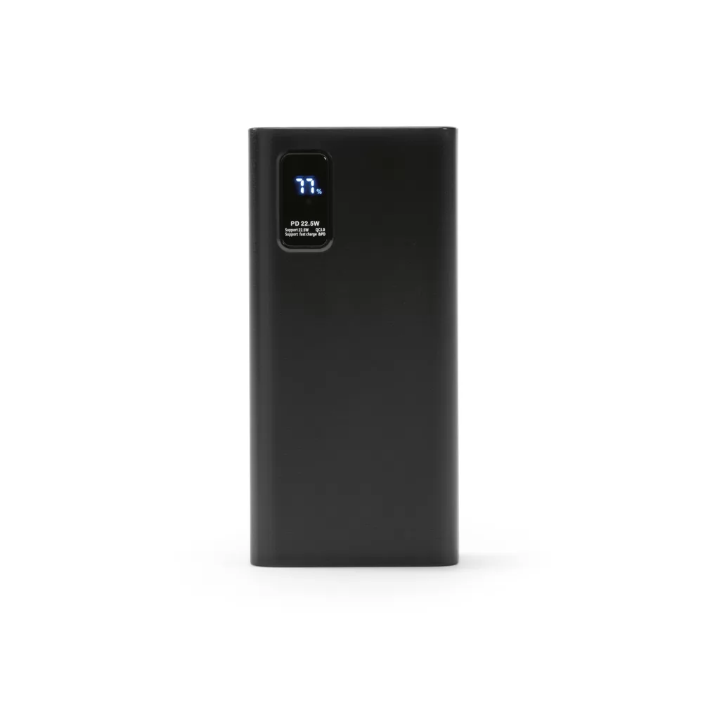 Bateria portátil em ABS 100% reciclado 30.000 mAh Personalizada
