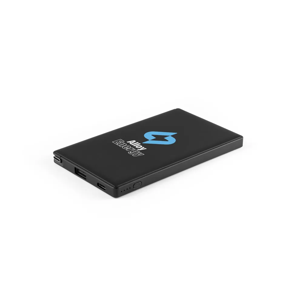 Bateria portátil em ABS 100% reciclado 4.000 mAh Personalizada