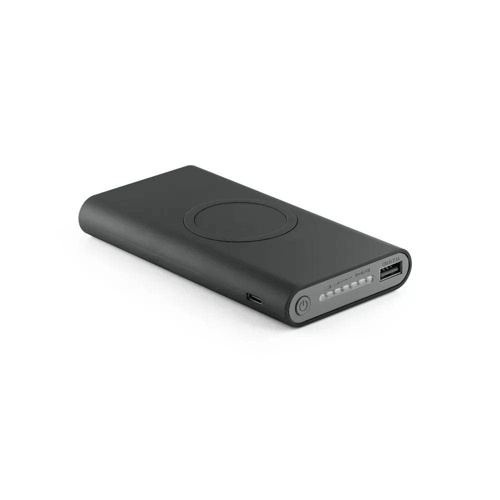 Bateria portátil wireless em ABS 10.000 mAh Personalizada