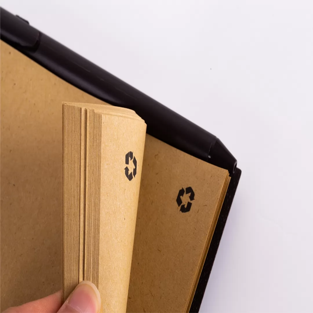 Bloco de anotações Capa Ecológica Café Personalizado