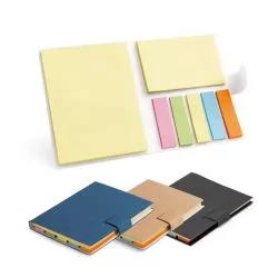 Bloco de Anotações Com Adesivos Ecológico Personalizado  Bloco de Anotações Com Adesivos Ecológico Personalizado