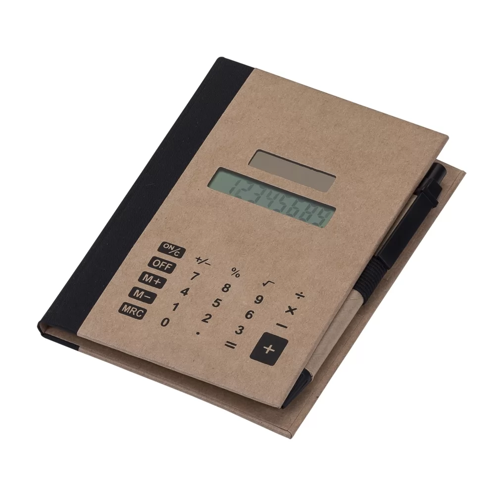 Bloco de Anotações com Autoadesivos e Calculadora Personalizado