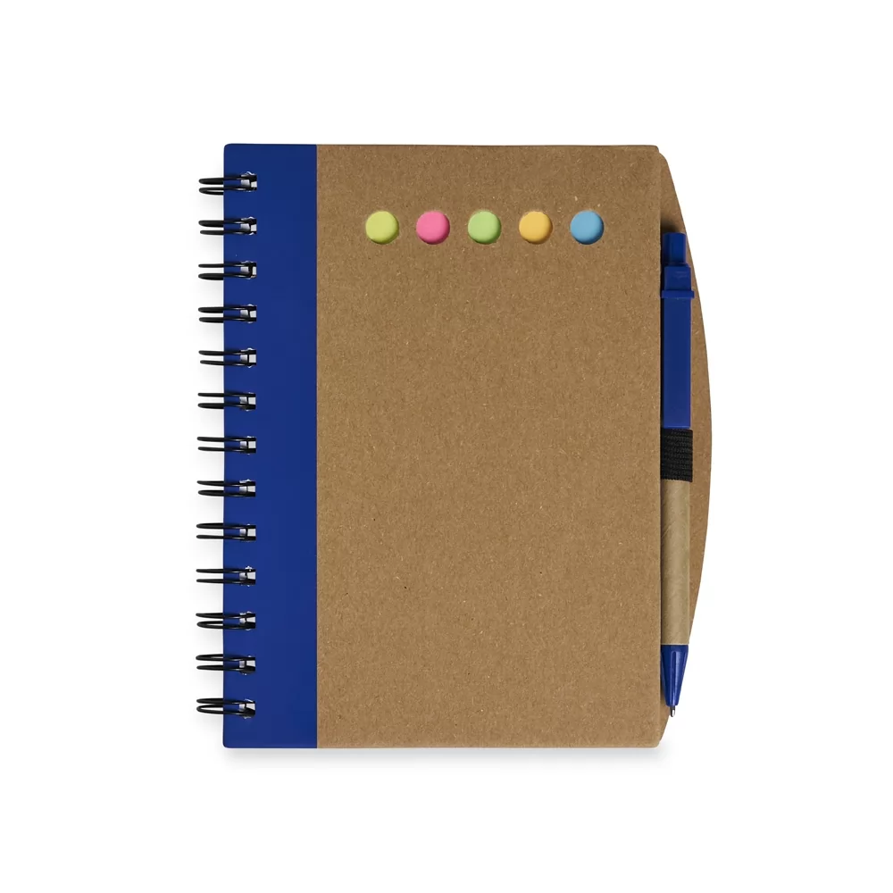 Bloco de Anotações com Autoadesivos e Caneta Personalizado