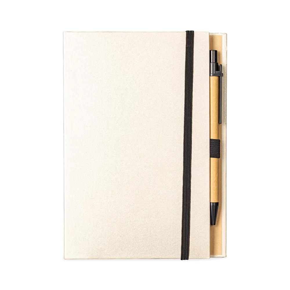 Bloco de Anotações com Autoadesivos e Caneta Personalizado