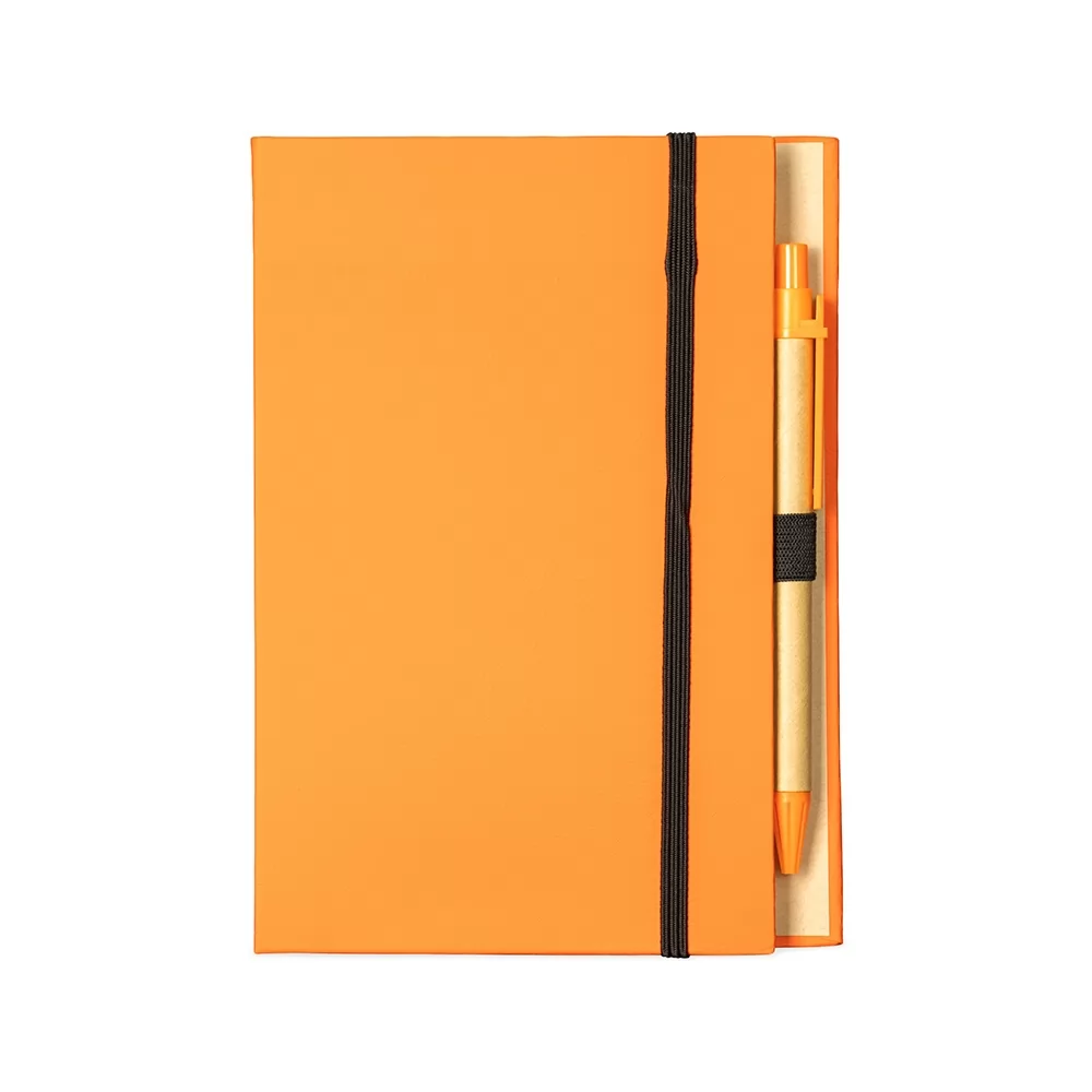 Bloco de Anotações com Autoadesivos e Caneta Personalizado