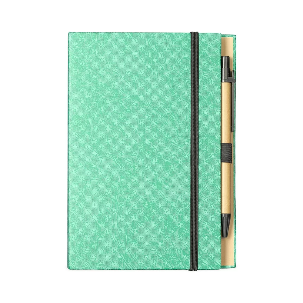 Bloco de Anotações com Autoadesivos e Caneta Personalizado