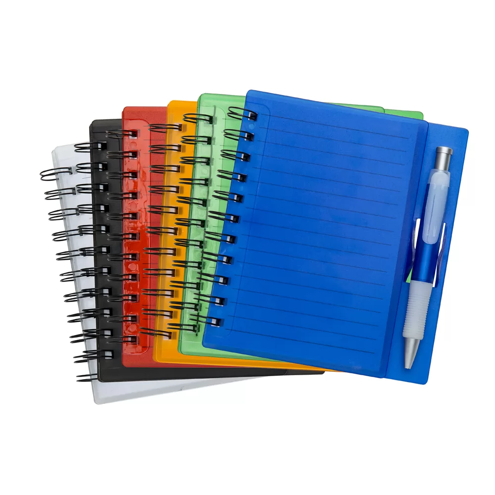 Bloco de anotações com caneta Personalizado