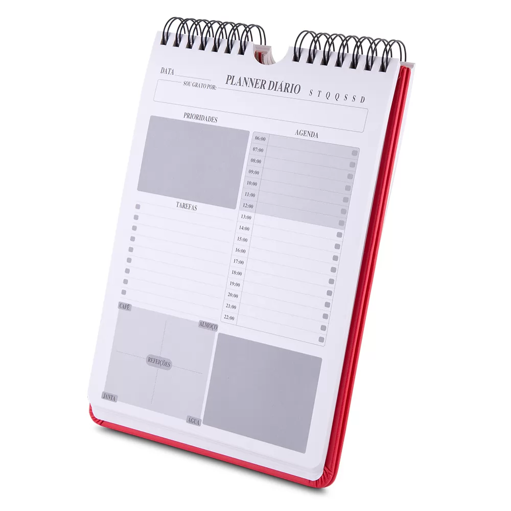 Bloco de Anotações com Planner Personalizado