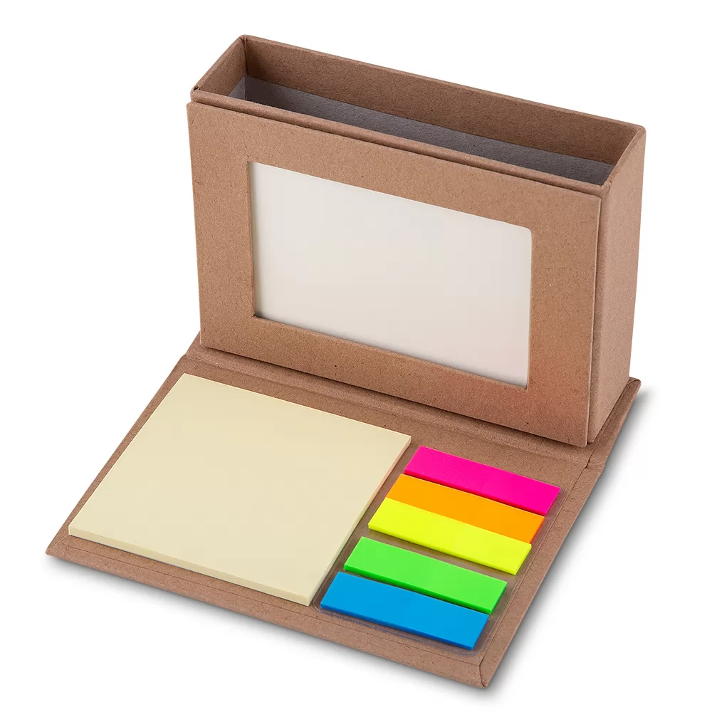 Bloco de Anotações com Porta Retrato e Porta Canetas Personalizado