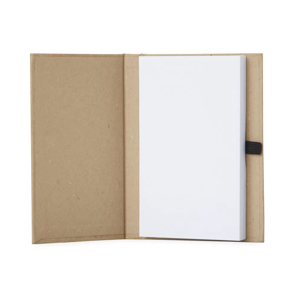 Bloco de Anotações em Kraft com Porta Caneta Personalizado