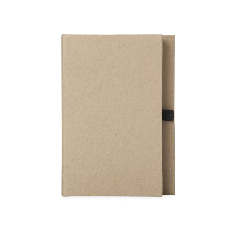 Bloco de Anotações em Kraft com Porta Caneta Personalizado