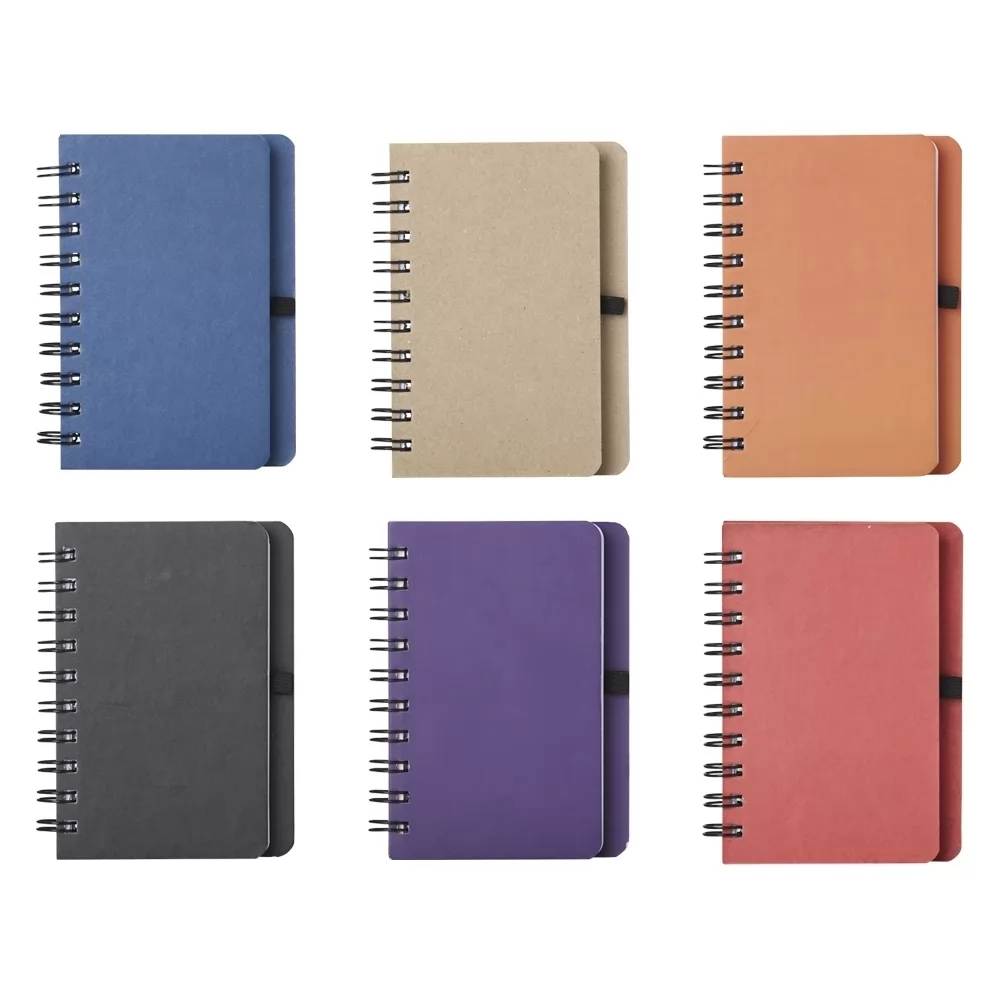 Bloco de Anotações em Kraft com Porta Caneta Personalizado