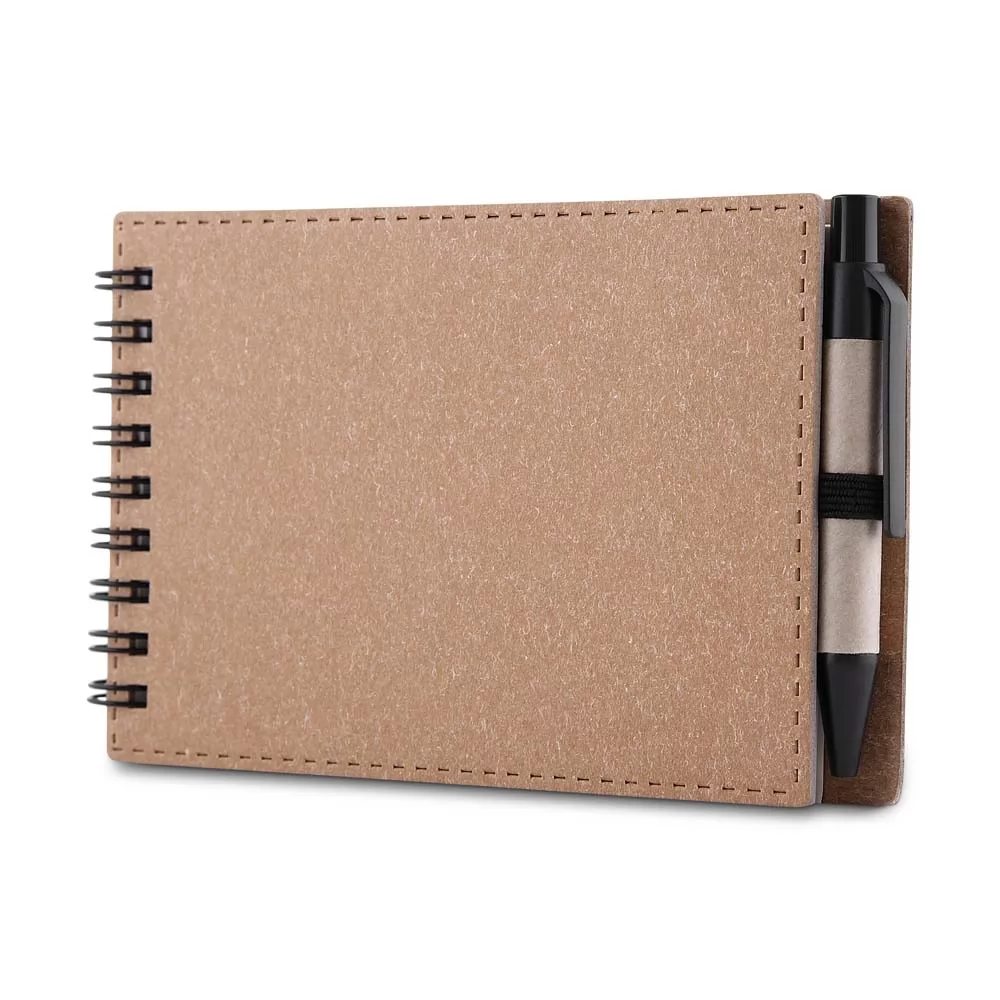 Bloco de Anotações Papelão com Caneta Personalizado Bloco de Anotações Papelão com Caneta Personalizado