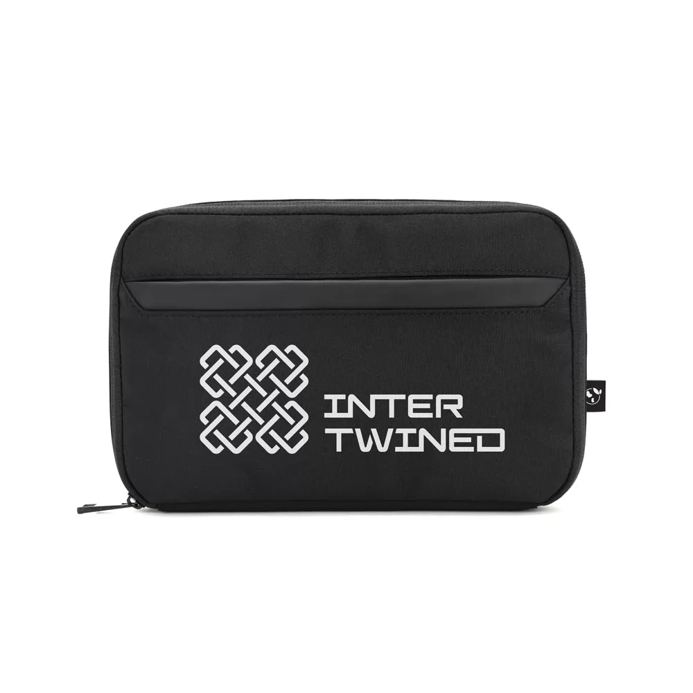 Bolsa Organizadora para Eletrônicos em Poliéster Reciclado Personalizada