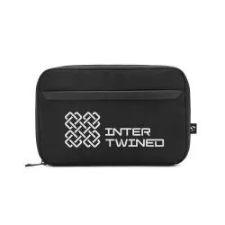 Bolsa Organizadora para Eletrônicos em Poliéster Reciclado Personalizada Bolsa Organizadora para Eletrônicos em Poliéster Reciclado Personalizada