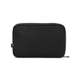 Bolsa Organizadora para Eletrônicos em Poliéster Reciclado Personalizada Bolsa Organizadora para Eletrônicos em Poliéster Reciclado Personalizada