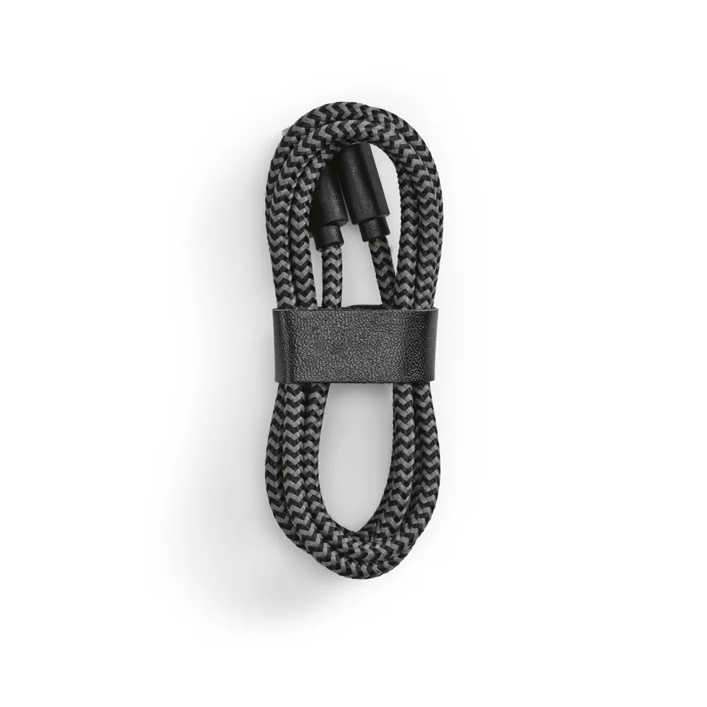 Cabo USB-C de carregamento rápido em PET 100% reciclado Personalizado